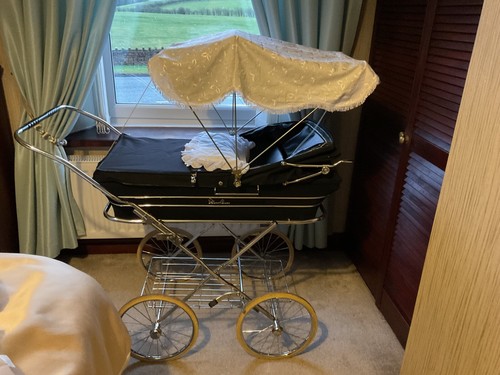 Vintage silver cross baby - baby, pram