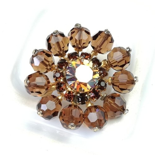 Vintage rhinestone starburst - rhinestone,