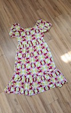 Geometric Retro Style Dress Sz