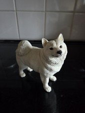 Leonardo Collection White Samoyed Dog Figurine Ornament