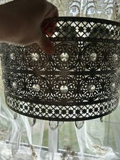 14” Silver Moroccan Style