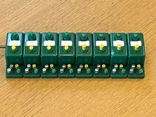 HO/N  Trix  8 x 6595 green 4 way switches in excellent condition