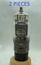 EL38 MULLARD UK ST SHAPE - 2 PIECES USED TESTS AROUND 80% TUBE VALVE
