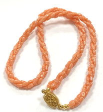 Genuine coral three strands - genuine,