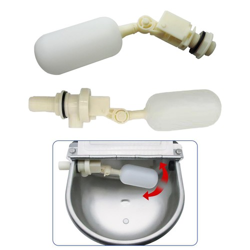 Livestock waterer bowl float - waterer,