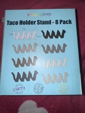 Taco Holder Stand, Multiple Colors, 8x Large Capacity