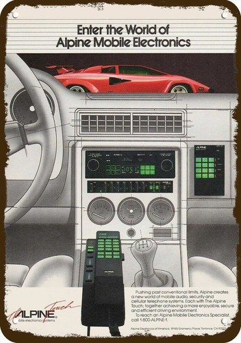 1985 alpine cell phone - 1985,