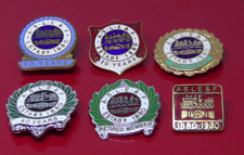 SIX Small Vintage Enamel