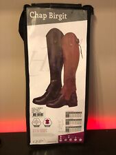 QHP - Birgit Brown two tone Half Chaps sizes XS-XL Standard fitting - CLEARANCE