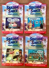 4 “Seaside Sauce” Fridge Magnets. Old Bamforth Images on a magnet.