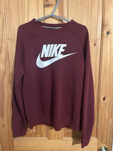 Burgundy nike sweater - burgundy,