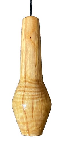Handturned wooden light fan - wooden, light/fan