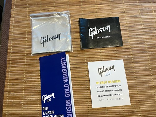 Gibson manual cloth warranty - gibson,