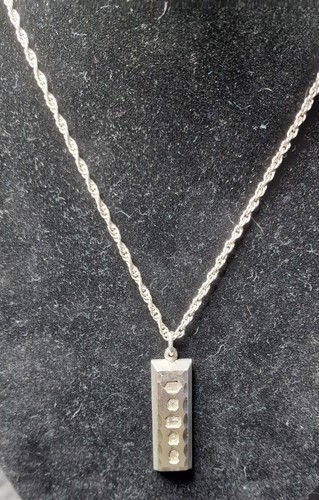 Vintage sterling silver ingot - silver,
