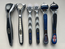 Job Lot 6 Mens Razor Handles Gillette & Wilkinson Sword :  Refurbished
