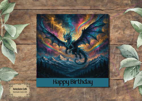 Dra 108 fantasy birthday card - 108,