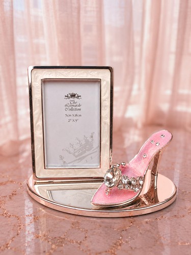 Leonardo miniature pink shoe - pink,