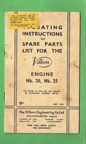 D656 villiers engine mk - ,