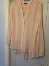 Pink Blouse See Through Blouse