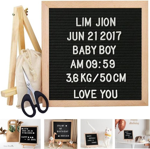 Qslki felt letter board - letter,