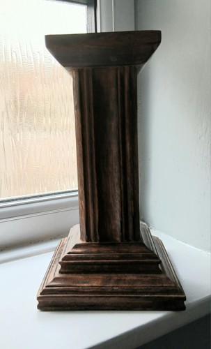 Gothic pillar candle holder - gothic,