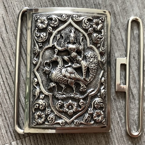 Silver middle eastern buckle - eastern,