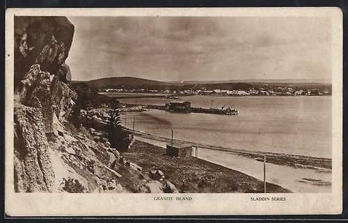 Granite island coastal view - island,,