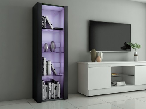 Modern tall cabinet bookcase - tall,