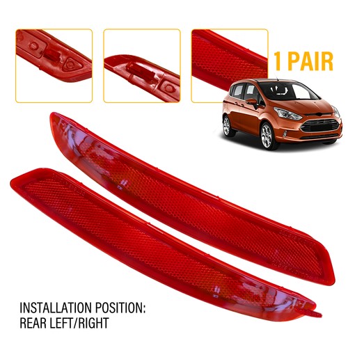 Rear bumper reflector - rear,