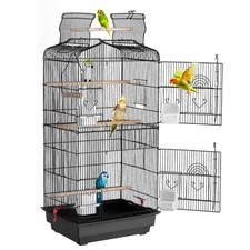 VEVOR Bird Flight Cage 39 in Hanging Metal Parakeet Cage for Cockatiels Parrot