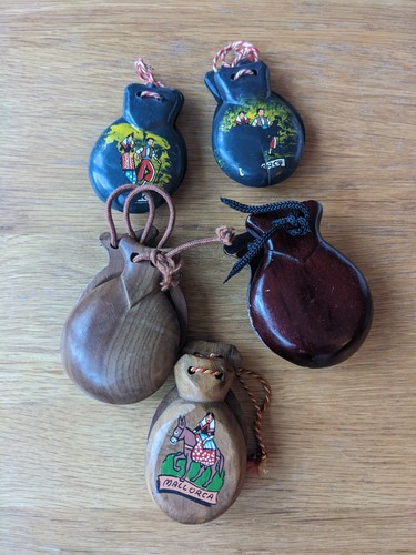 Vintage spanish castanets - vintage,