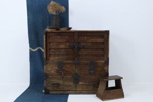 Antique japanese keyaki - antique,
