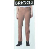 Briggs Ladies Mid Rise Straight Leg Fabric Comfort Trousers