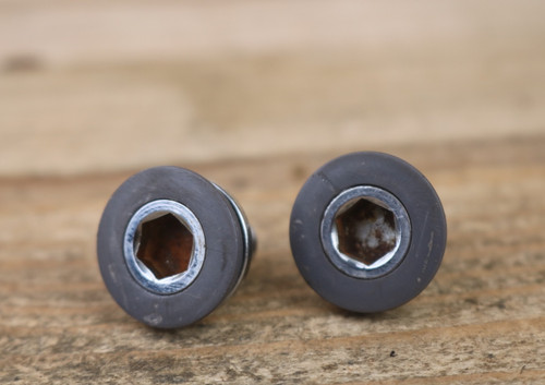Shimano 105 grey crank bolts - grey,
