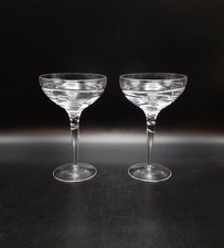 2 x Royal Doulton Saturn cut