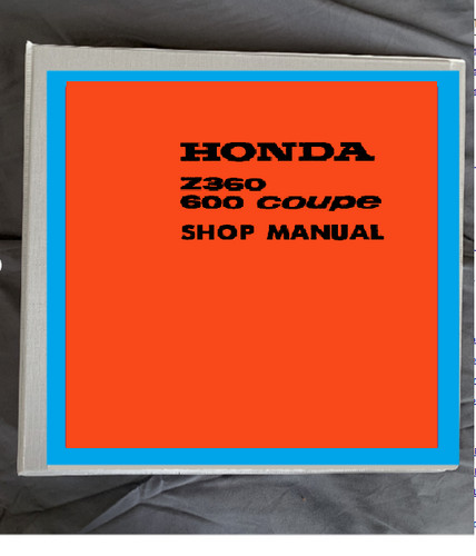 Honda car z360 z600 coupe - z600,
