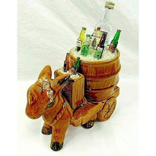 Vintage donkey cart alcohol - vintage,
