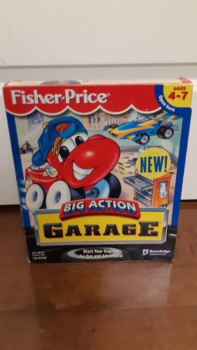 Big action garage fisher - action, fisher-price