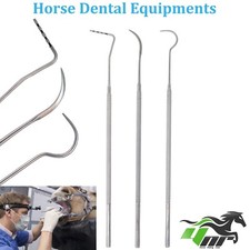 15" Equine Horse Dental Mouth Probe Scaler Explorer Pick Veterinary Scaler Kit