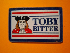 BASS brewery TOBY BITTER beer pump keg font ale t-bar badge VINTAGE era 1980s