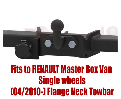 Flange neck tow bar for - flange,