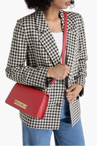 Love moschino red pebbled - love,