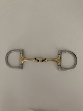 D Ring Eggbut Snaffle Bit 5” with Smaller 3” D rings Horse Cob