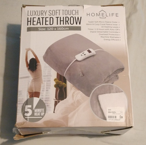Homelife heated throw soft - homelife,