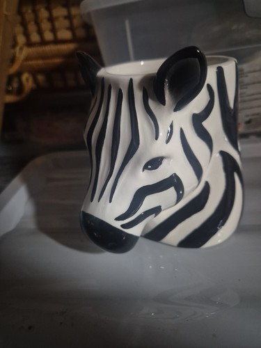 Zebra head ceramic mug - head, cup