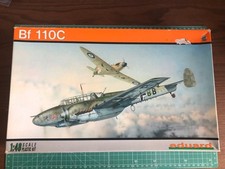 Eduard 1/48 Messerschmitt BF 110C Heavy Fighter plus Quickboost resin Exhausts