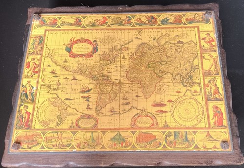 Vintage wooden key cabinet - vintage,
