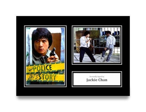 Jackie chan signed photo - jackie,