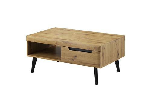 Modern oak effect living room - modern,