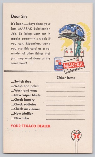 1946 texaco dealer service - 1946,
